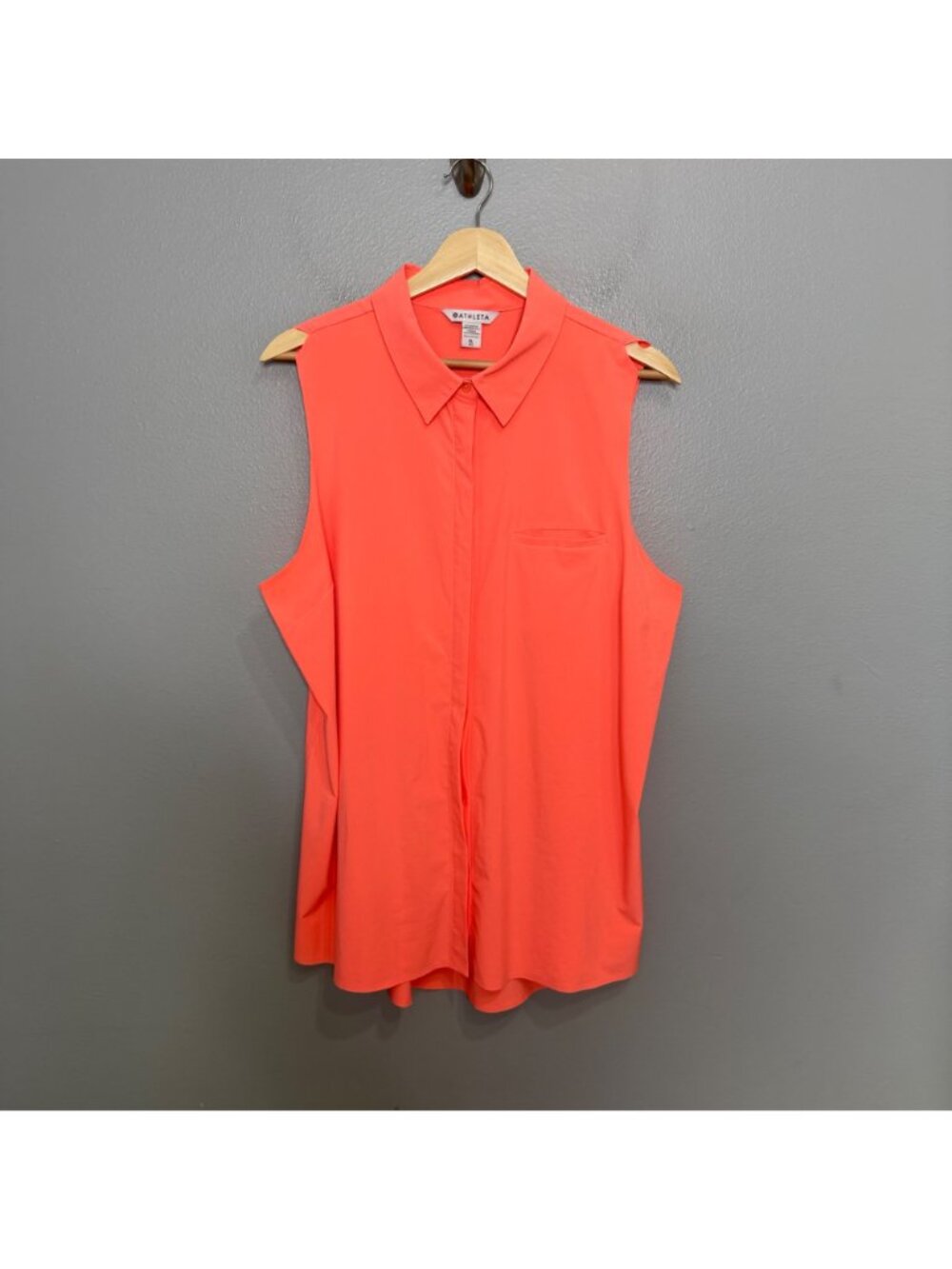 ATHLETA urbanite II tank in sunny coral size XL - Picture 2 of 6
